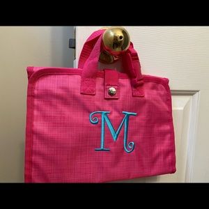 NWOT Thirty-One Pink Hanging Makeup Bag